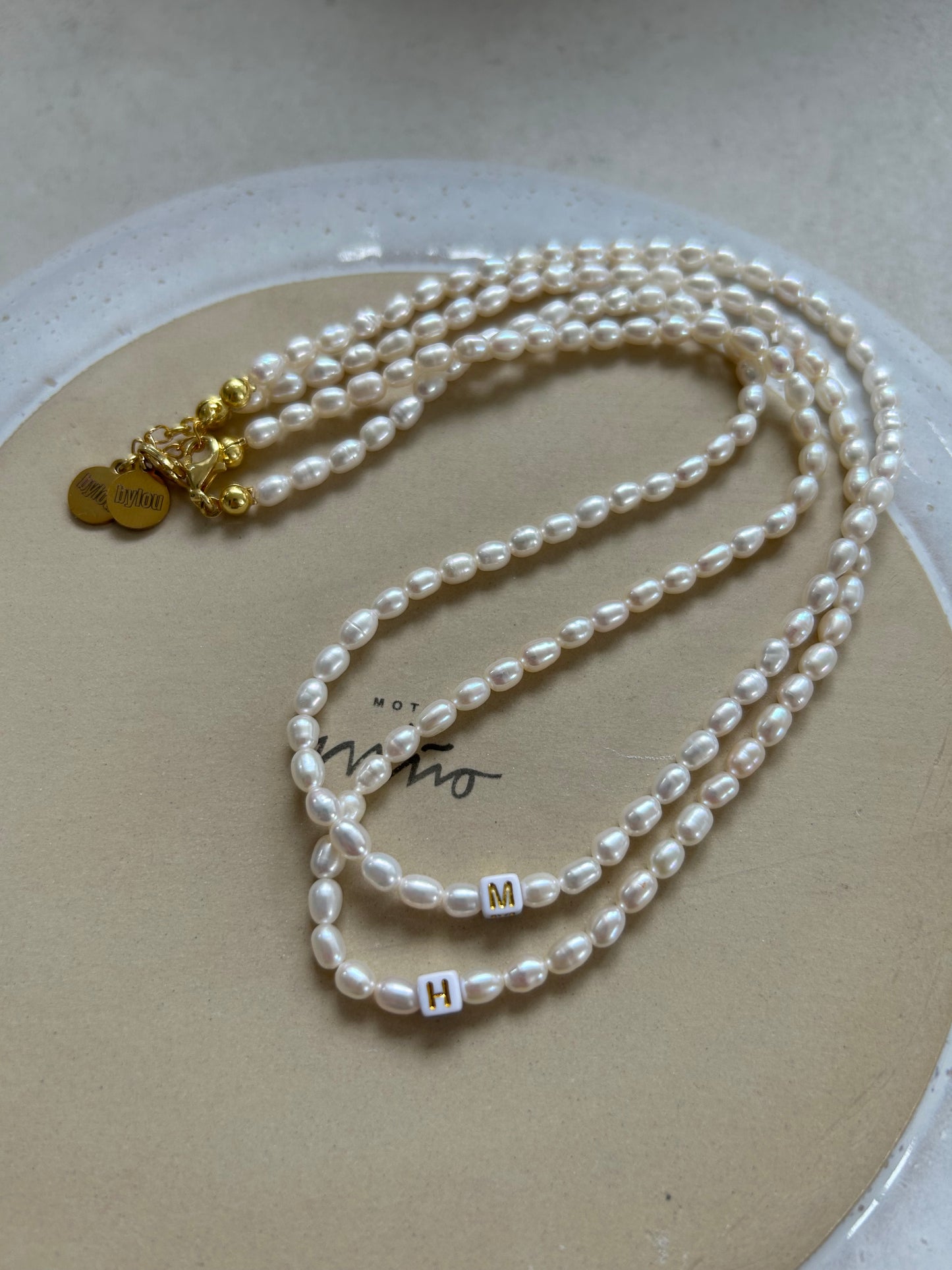 LETTER BEAD Necklace